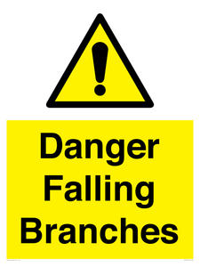 Danger Falling Branches